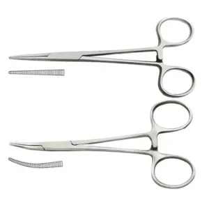 Mosquito Hemostatic Forceps – Straight & Curved